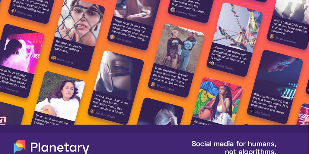 gusability's tweet card. Planetary is a social media app built upon the idea of protocols not platforms. Users and creators own their identities and social relationships. Privacy is respected and creators supported. Abuse...
