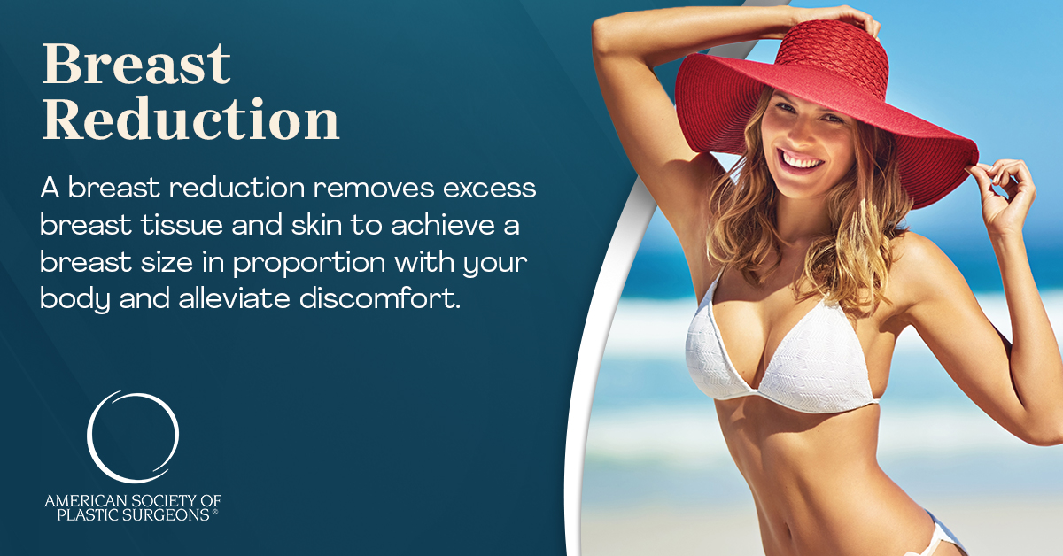ASPS_News's tweet card. Get information from the American Society of Plastic Surgeons about how to prepare for your breast reduction consultation.