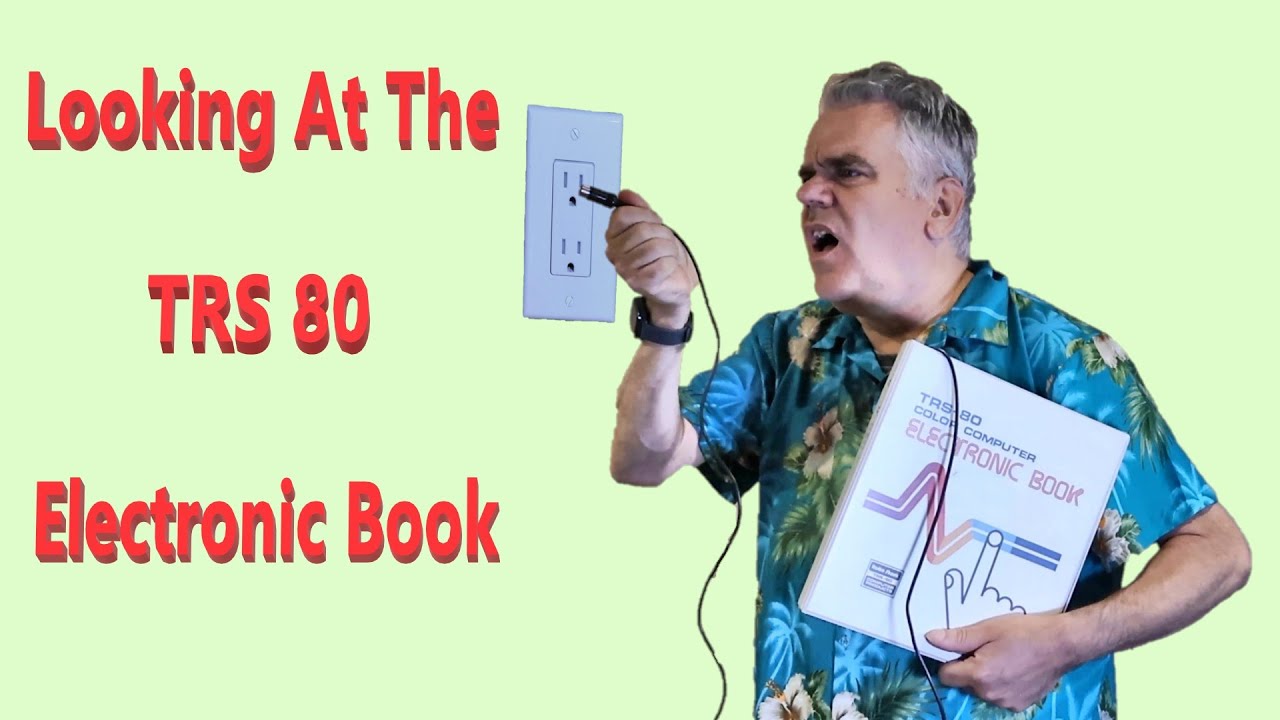 canadianretrot1's tweet card. Looking At The TRS 80 Electronic Book