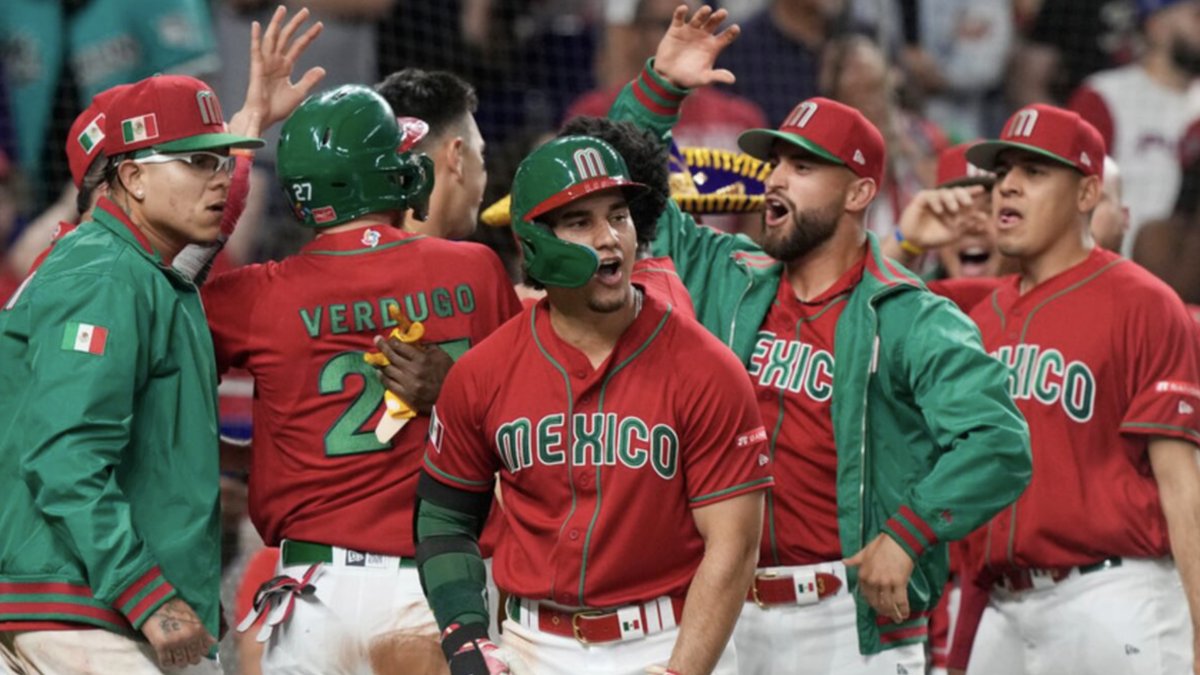 OnceNoticiasTV's tweet card. La novena nacional disputará dos encuentros de preparación ante franquicias de Grandes Ligas el 4 de marzo de 2026.