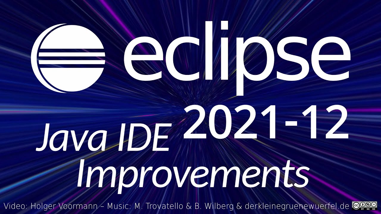 EclipseJavaIDE's tweet card. Eclipse 2021-12 Java IDE Improvements