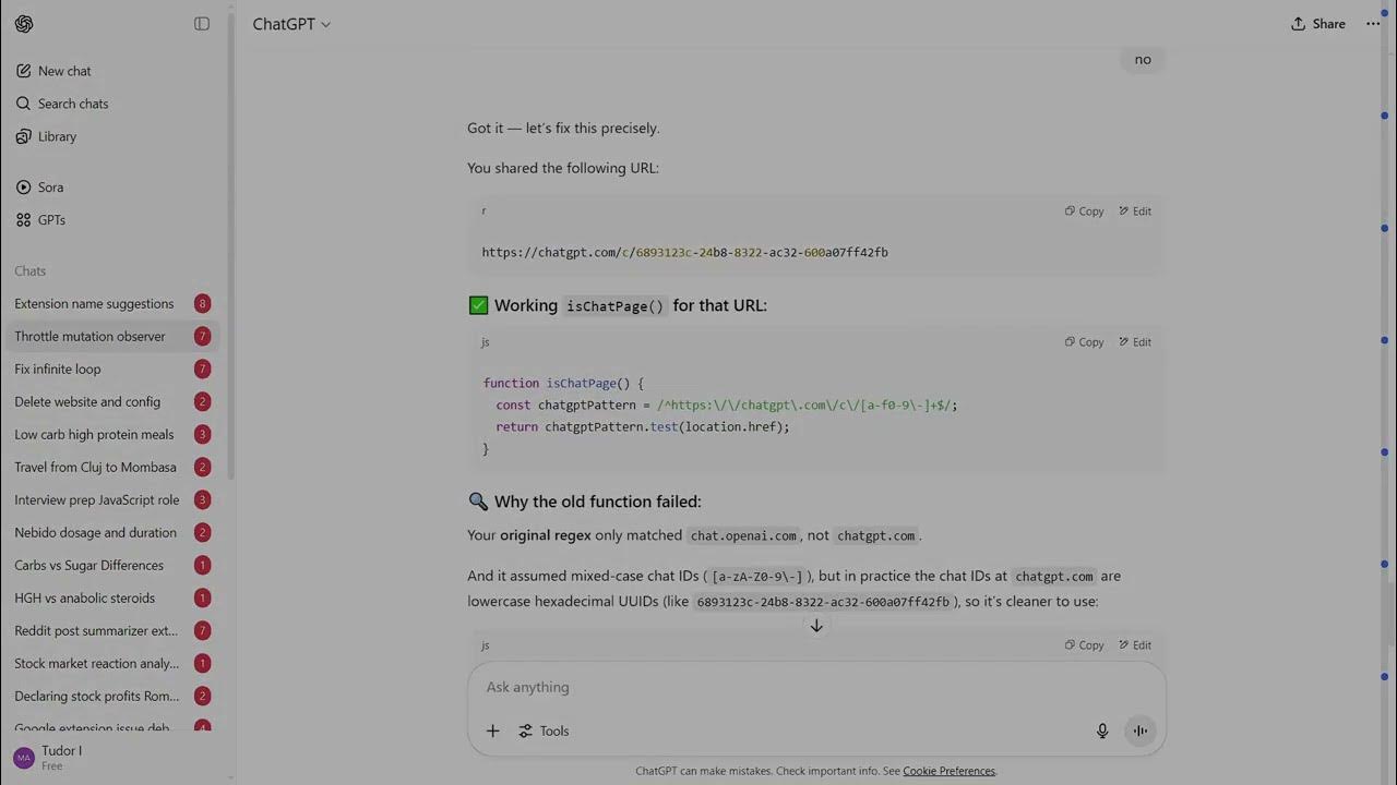 ai_extensions's tweet card. Demo AI Chat Timeline Navigator