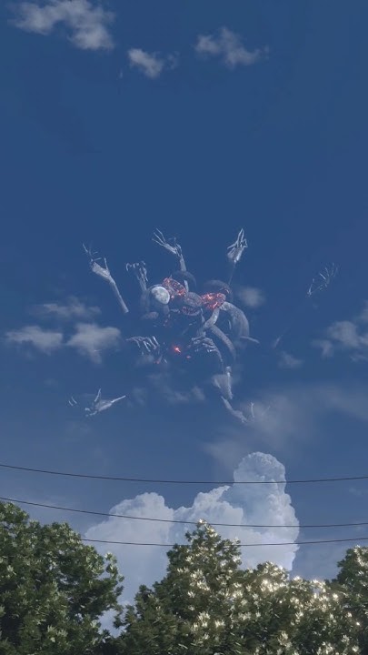 Myers_you's tweet card. The Devourer eats the Moon - Remake🌕 #devourer #monster #moon