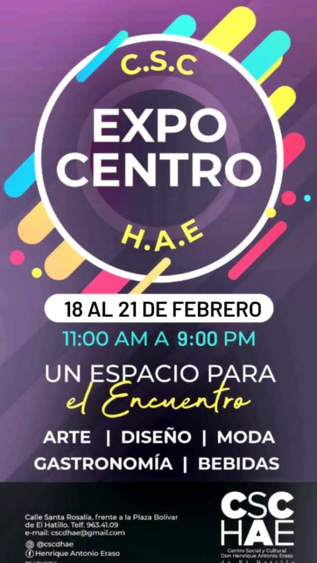 avaacccs's tweet card. El Centro Social y Cultural Don Henrique Antonio Eraso de El Hatillo, Asociacion civil sin fines de lucro, con mas de 60 años en pro del desarrollo educativo y socio-cultural, abre sus puertas para…