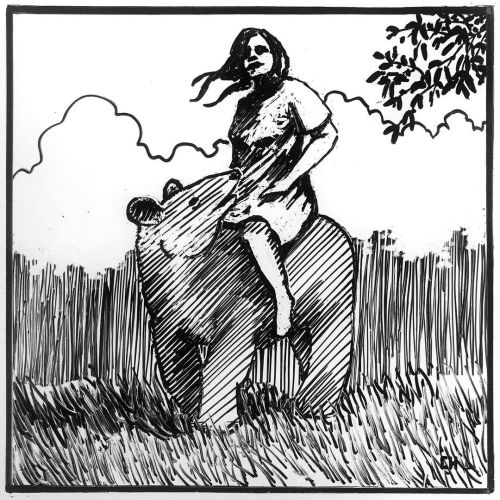 cadex_h's tweet card. Entre inmensos vacíos del infinito Cosmos vos y yo vanos corpúsculos fugaces, casualmente tan cerca. #X’tabai #ixchel #inktober #inktober2021 #dryerase #illustration #poemas #poetaslatinas...