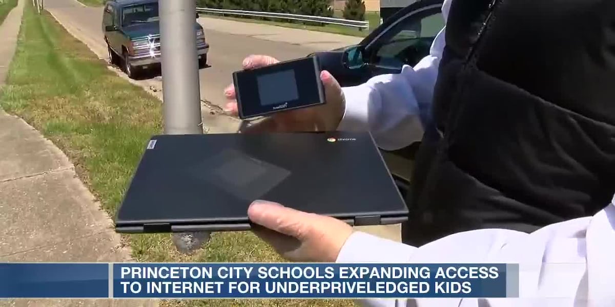 TBurton_Empower's tweet card. Princeton City Schools expanding internet access for underprivileged kids