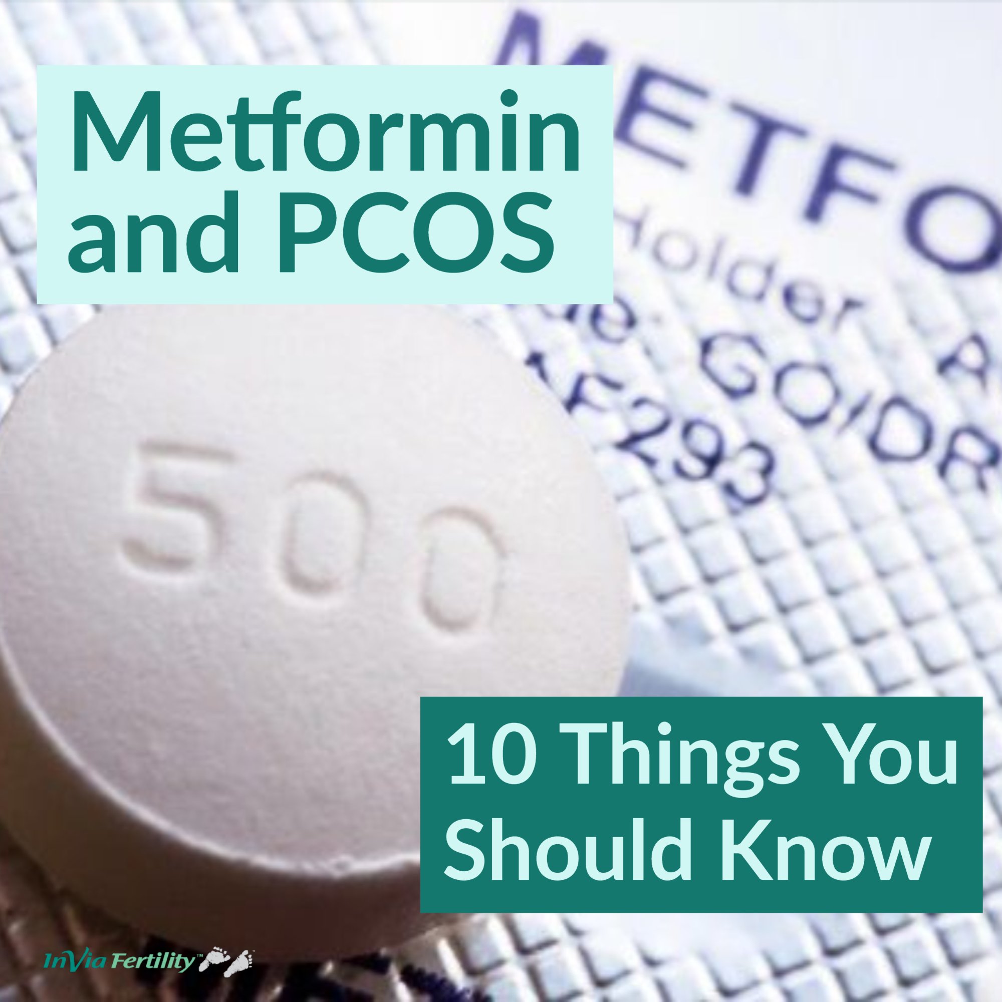 InViaFertility's tweet card. Many PCOS patients take metformin to help with fertility treatment. Here are ten things you need to know about this drug if you're a patient.
