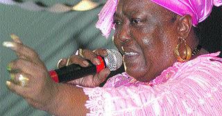 expressupdates's tweet card. Veteran calypsonian Singing Sandra (Sandra Des Vignes-Millington) has died.