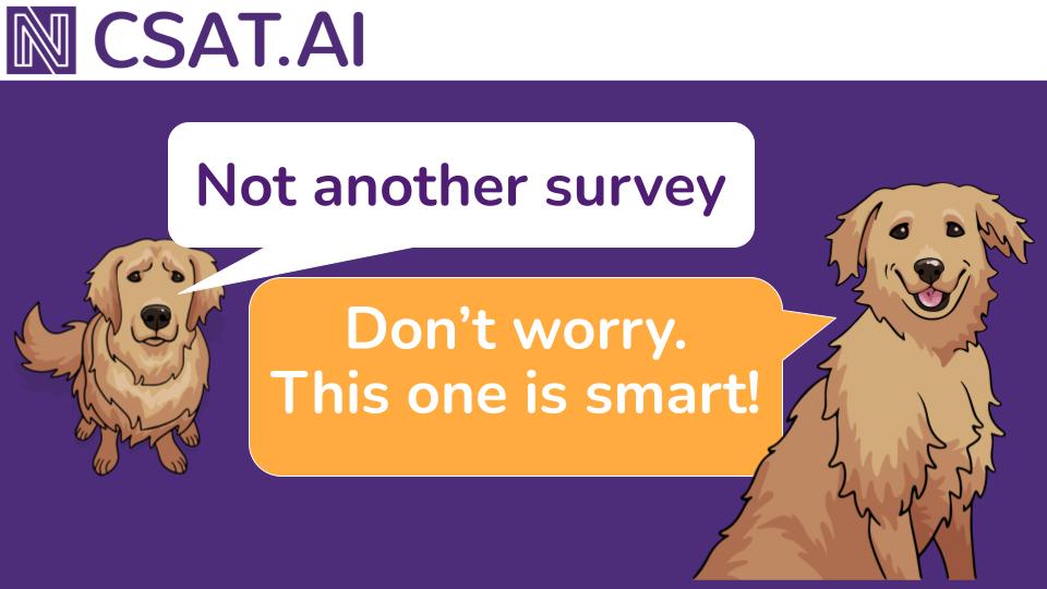 NavedasTech's tweet card. Smarter surveys give you targeted customer service data. Use predictive analysis, gamification, timing and appreciation.