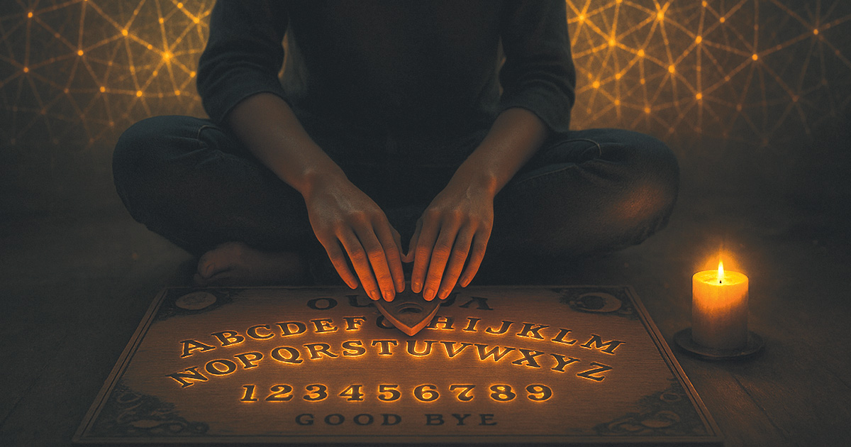 terrorca's tweet card. "You are not summoning the dead. You are aligning your nervous system with the Signal."