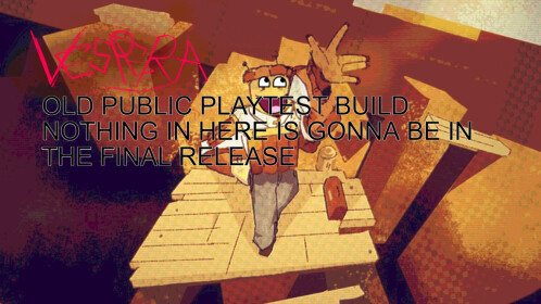 superpizzahut's tweet card. since we're rewriting the game's code, we decided to release the old version of teh gaem alot of stuff init is unfinished, this is just whatwe had so far