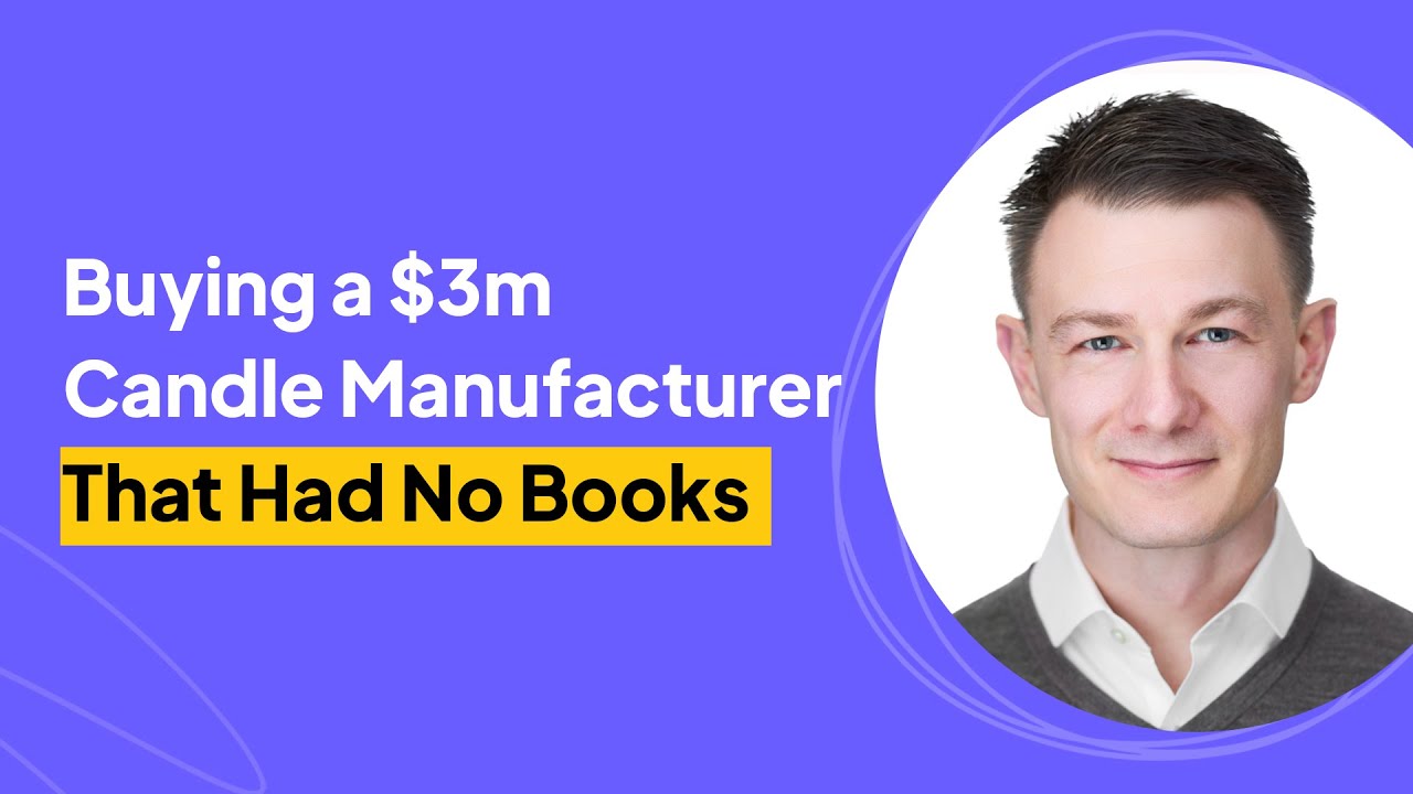 AcquiringMinds_'s tweet card. How to Buy a $3m Business with No Books | Chad Hildebrant Interiew