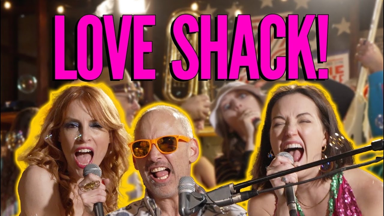 davidwain's tweet card. 'Love Shack' (B-52s) Middle Aged Dad Jam Band