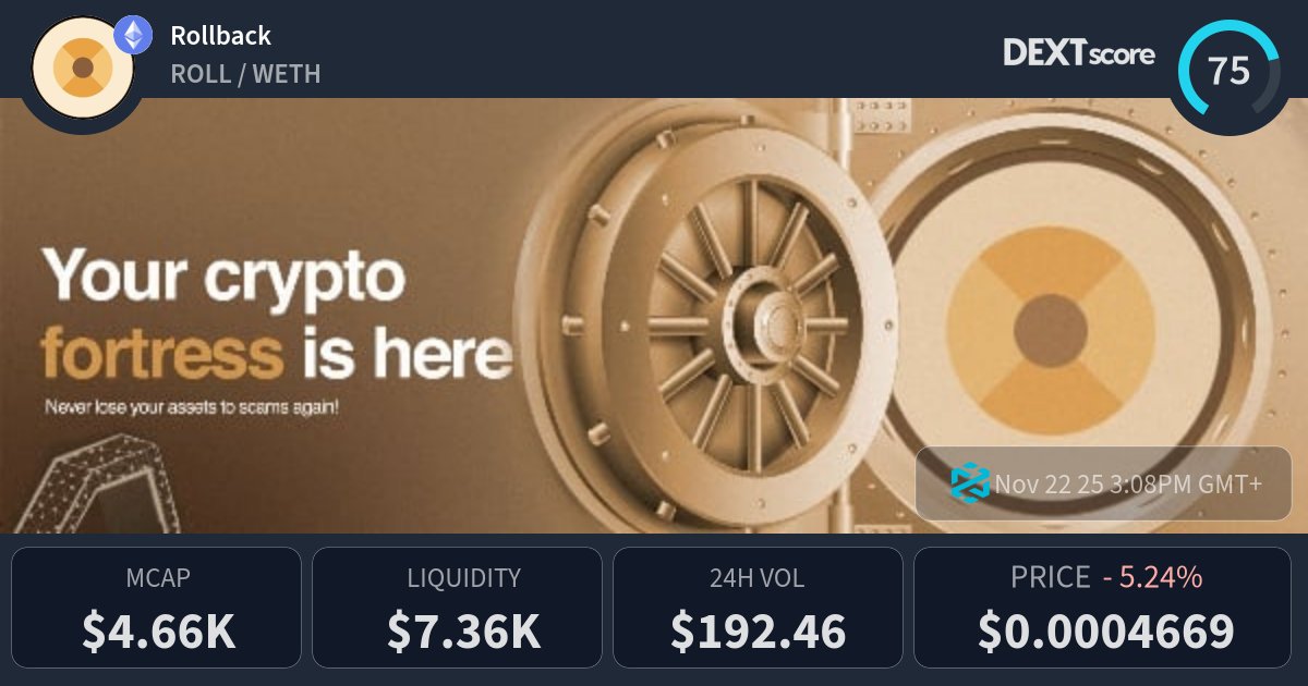 Kenzo13RO's tweet card. Rollback latest price, buy, sell and trade ROLL