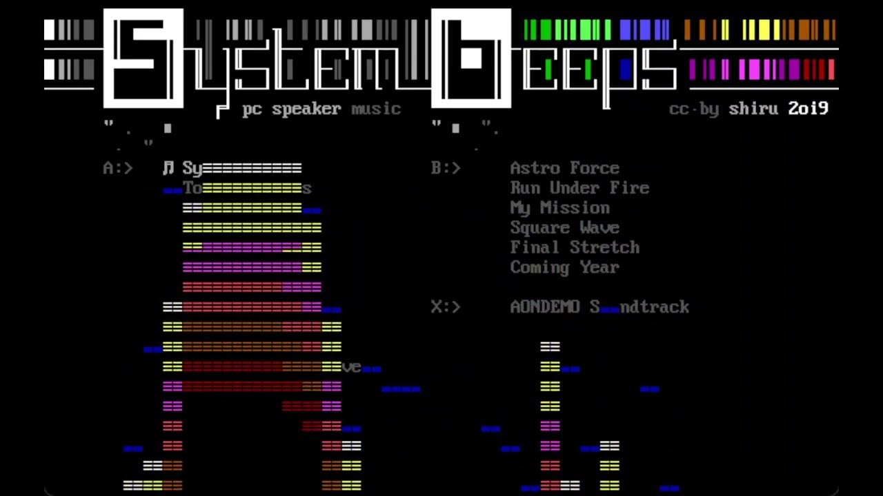 theDUBBER_'s tweet card. System Beeps - A PC Speaker Music Album by Shiru 2019