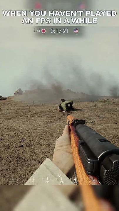 4BudsGaming's tweet card. When You Haven't Played An FPS In A While