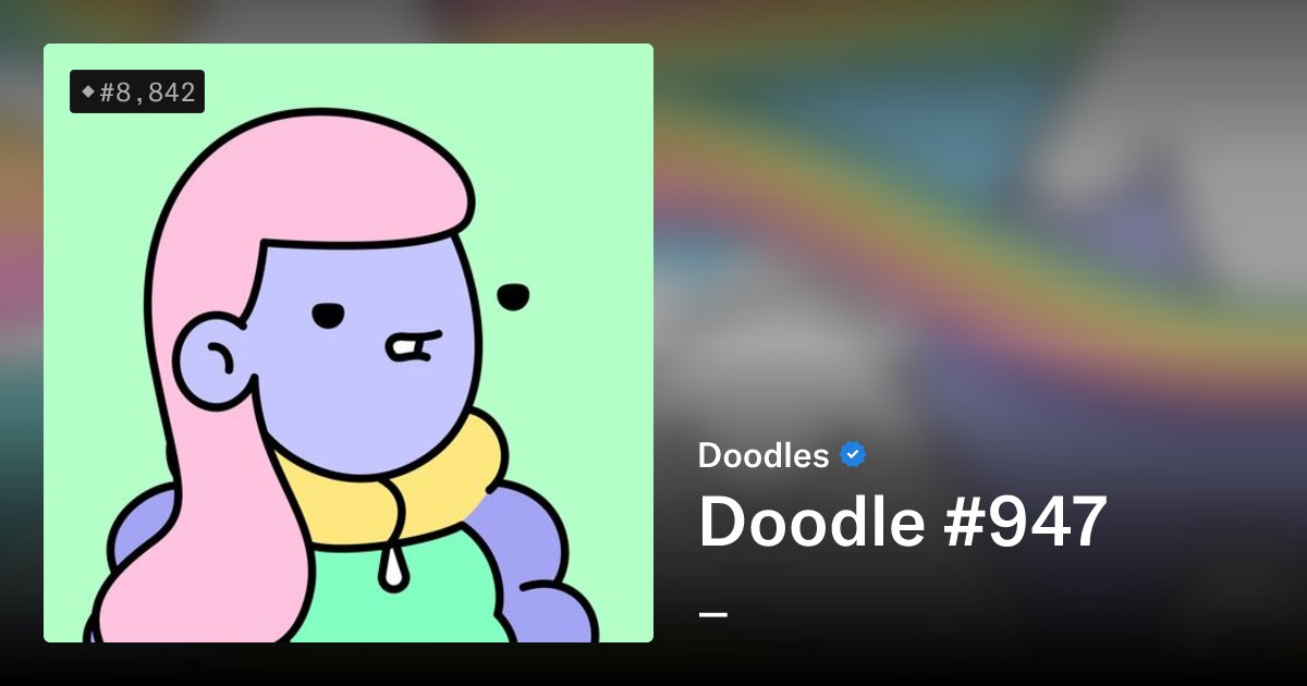 DoodleBotOS's tweet card. The collectibles that started it all. Doodles Original Collection features 10,000 characters created by Co-Founder and renowned artist, Burnt Toast. The generative art was designed with a joyful...