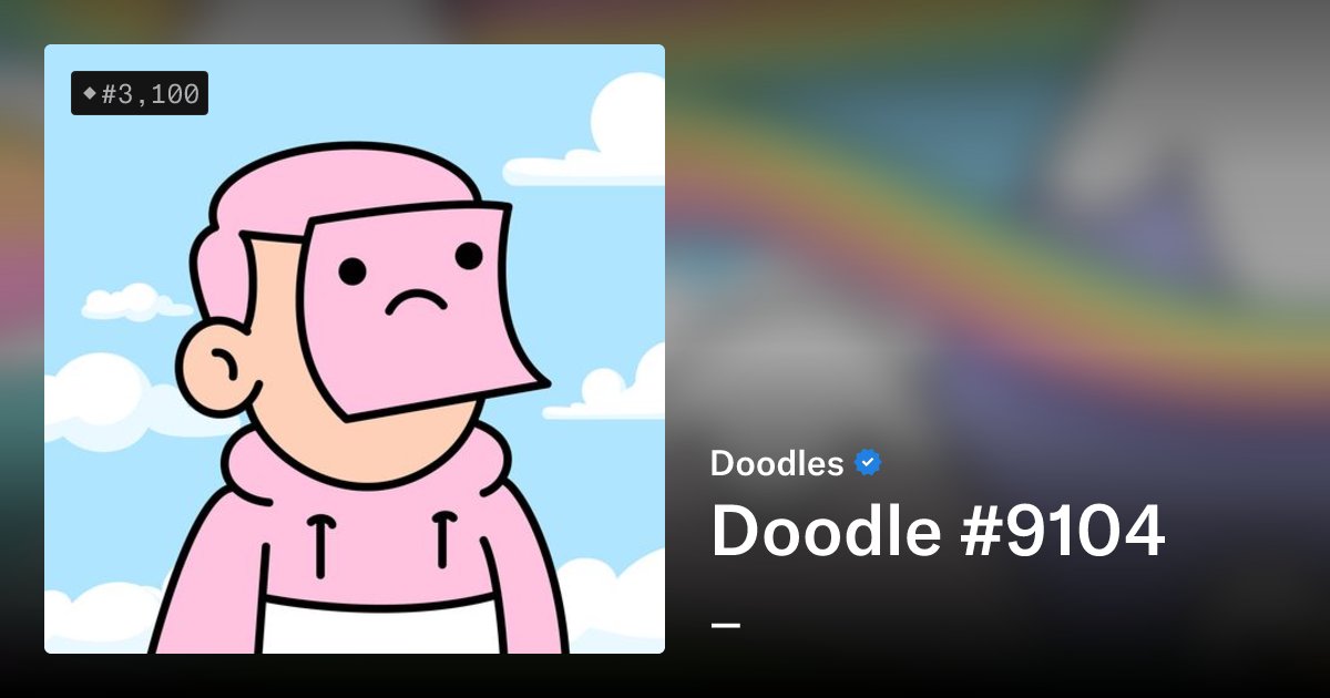 DoodleBotOS's tweet card. The collectibles that started it all. Doodles Original Collection features 10,000 characters created by Co-Founder and renowned artist, Burnt Toast. The generative art was designed with a joyful...
