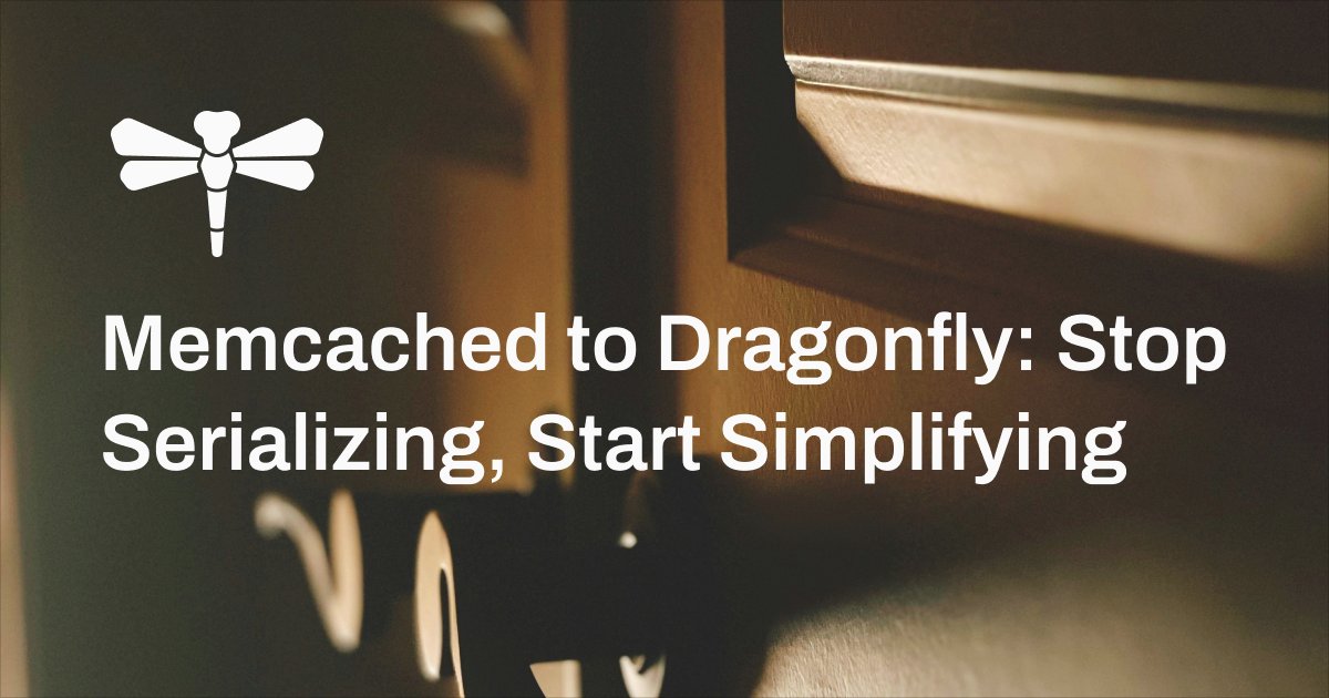 dragonflydbio's tweet card. Upgrade from simple strings to rich data types. Our guide shows you how to migrate from Memcached to Dragonfly with dual mode and keyspace sharing.