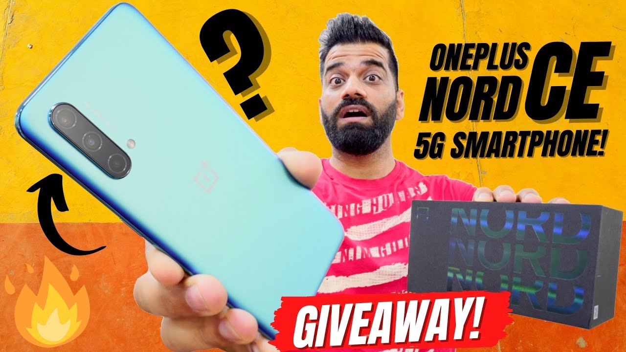 TechnicalGuruji's tweet card. OnePlus Nord CE 5G Unboxing & First Look - Complete Package!!!...