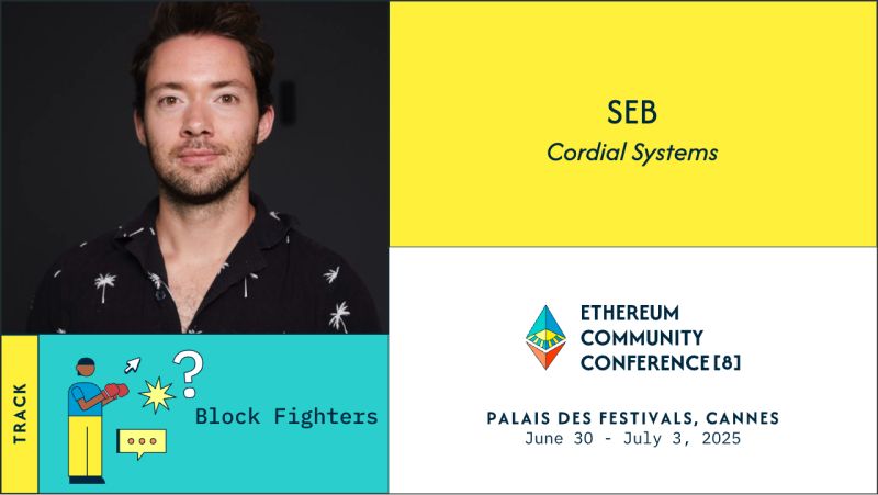 cordialsys's tweet card. 🥊 Stepping into the ring at EthCC’s Block Fighters! The motion.. a wonderfully grey area to debate — “Self-Custody: For Hippies vs. For Heroes” Diving deep into the philosophies, risks, and techni...