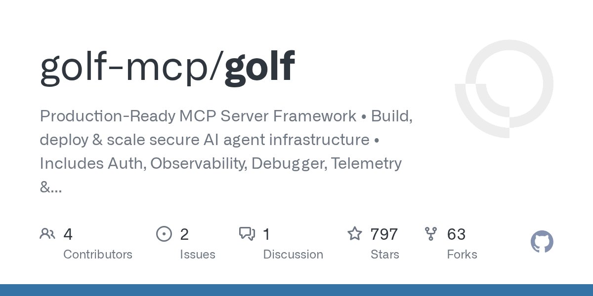 wojciechblaszak's tweet card. Production-Ready MCP Server Framework • Build, deploy & scale secure AI agent infrastructure • Includes Auth, Observability, Debugger, Telemetry & Runtime • Run real-world MCPs powe...
