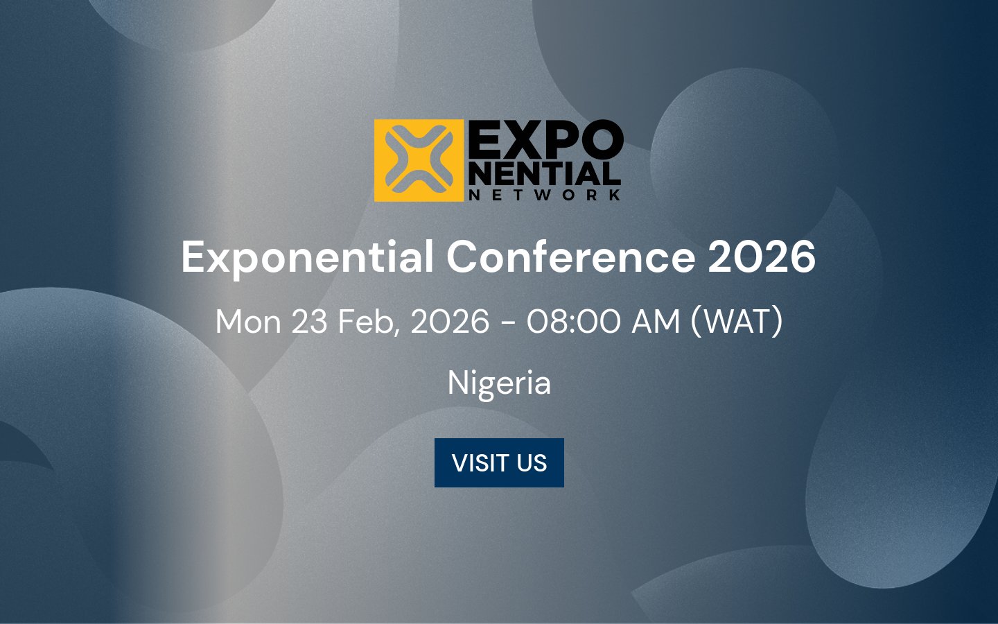ExponentialNTWK's tweet card. Exponential Conference 2026