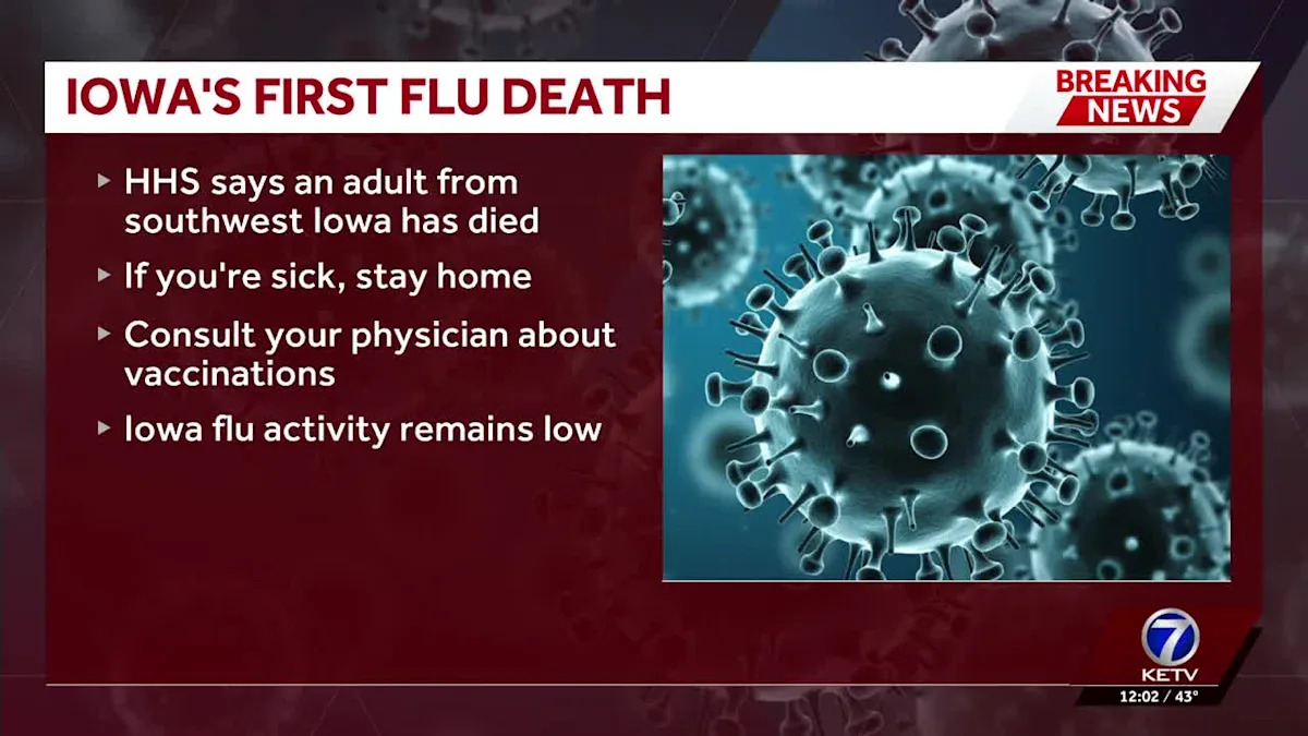 outbreakupdates's tweet card. State Medical Director Dr. Robert Kruse encouraged sick Iowans to stay home and consult their doctor about vaccinations.