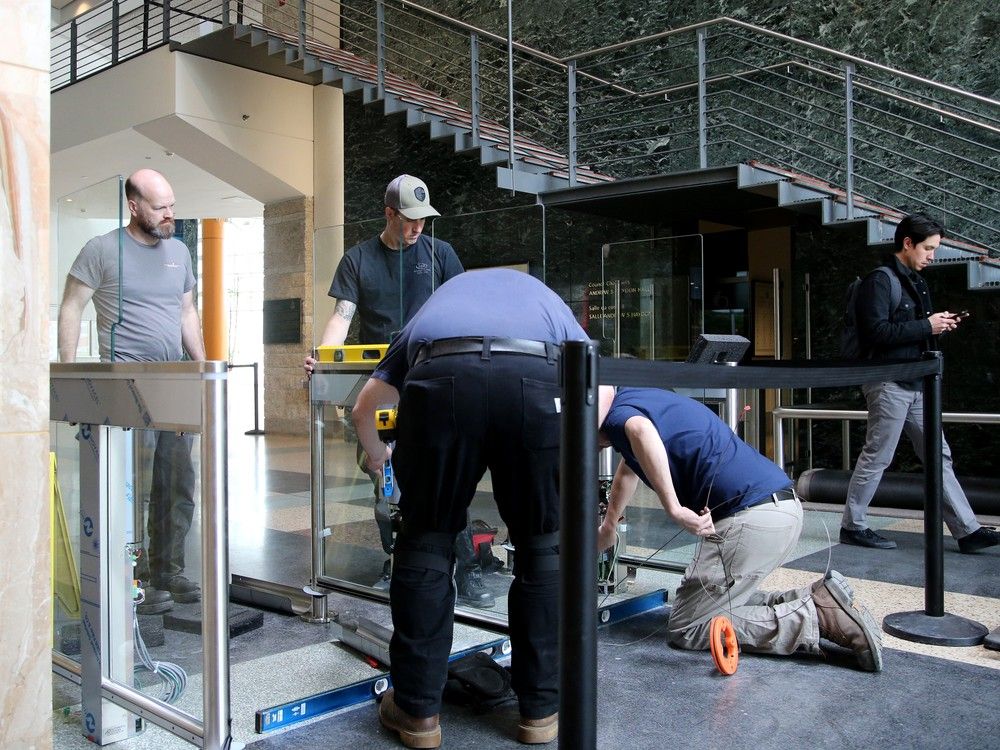 ShawnMenard1's tweet card. Adam: New security measures at city hall are entirely unjustified