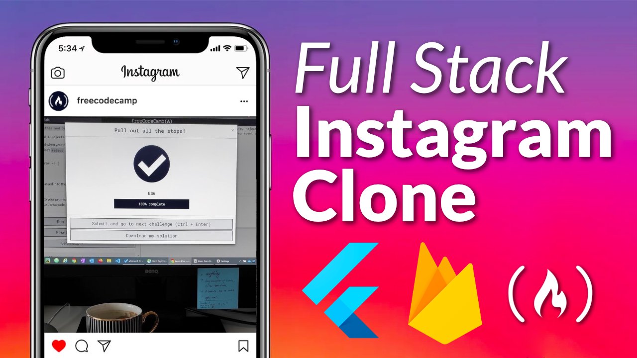 AdrianDev_'s tweet card. Flutter and Firebase can work well together to create a full stack app. We just published a course on the freeCodeCamp.org YouTube channel that will teach you how to build an Instagram clone using...