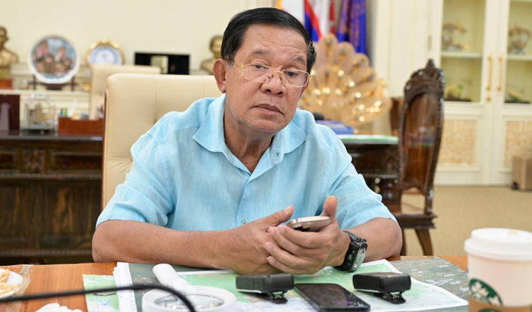 KhmerTimes's tweet card. Senate President Hun Sen today spoke of his gratitude to the 2 opposing armies for implementing the ceasefire that came into force today.