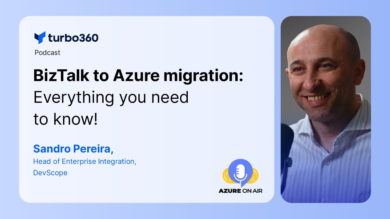turbo360cloud's tweet card. BizTalk to Azure migration - Everything you need to know!