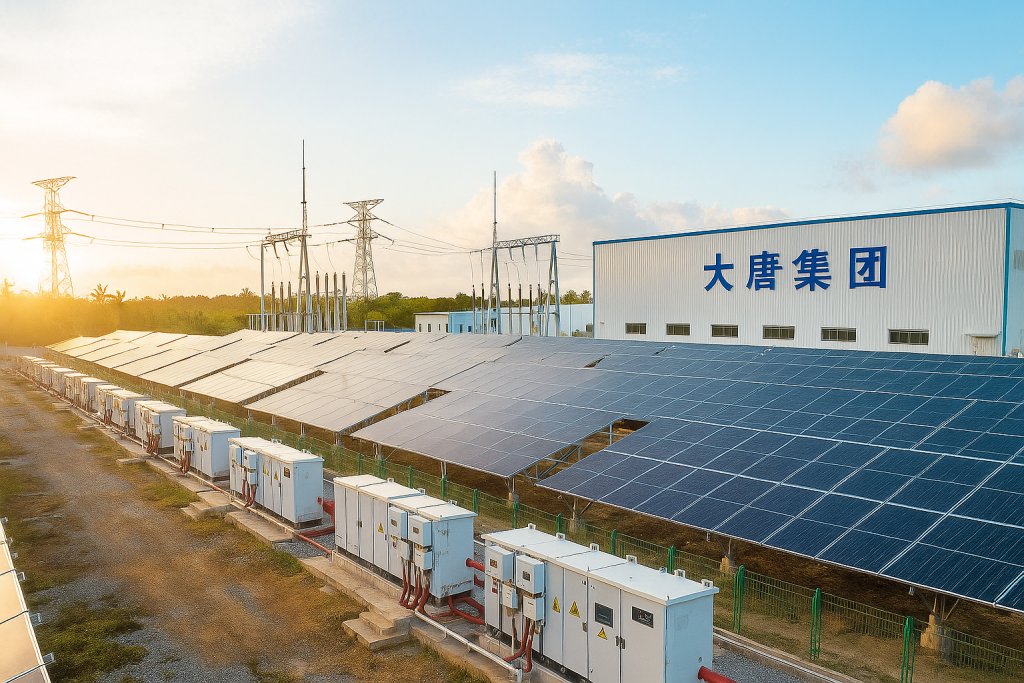 ARABRENA2021's tweet card. مقدمة في خطوة تعكس طموح الصين في قيادة الابتكار العالمي بمجال الطاقة الشمسية، أعلنت شركة China Datang Corp.  عن تدشين أول قاعدة اختبار كهروضوئية في العالم بجهد 2000 فولت في مقاطعة هاينان الساحلية....