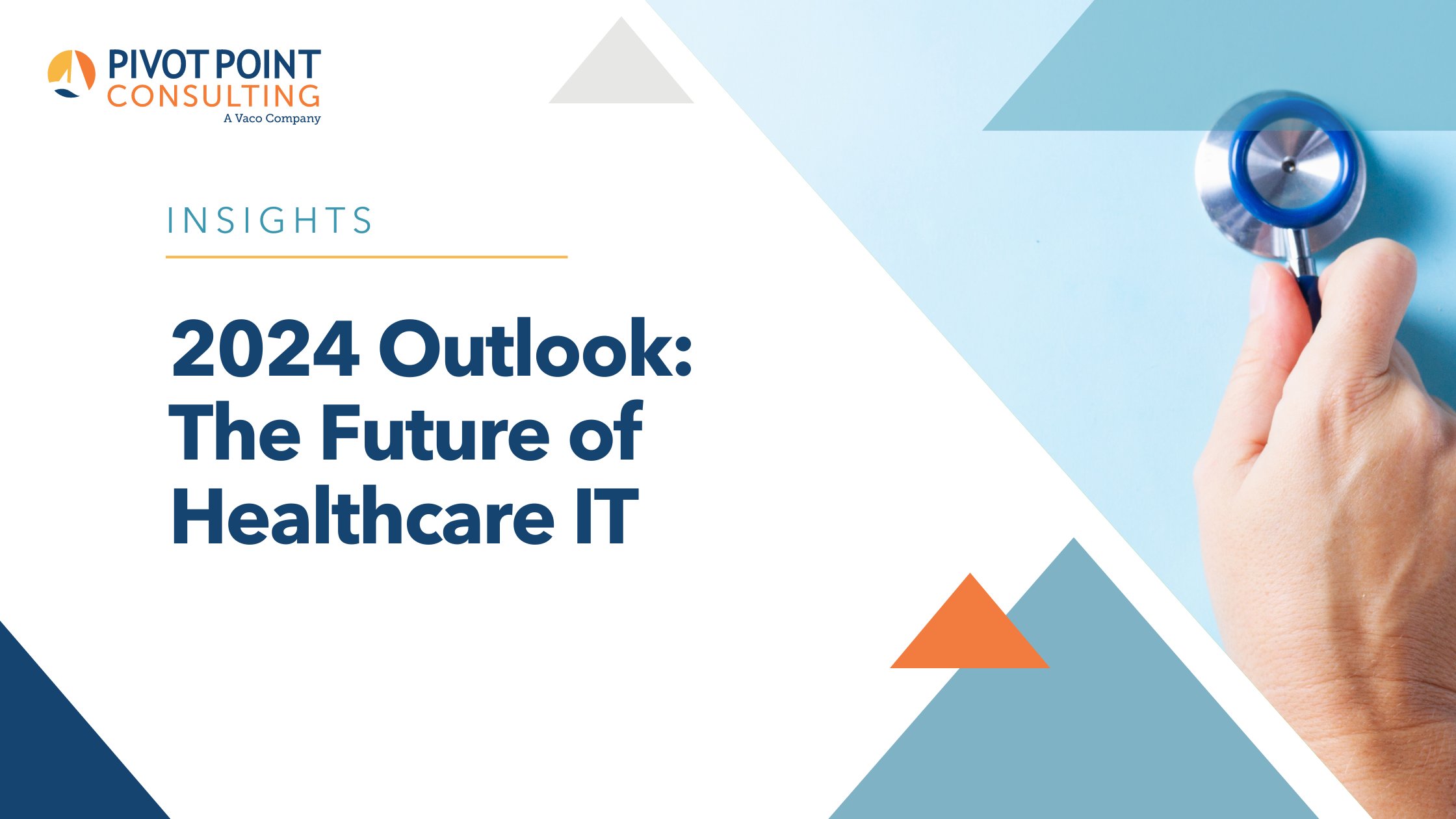 pivotpc's tweet card. With the new year upon us, our industry experts sat down to discuss the trends they foresee for the healthcare IT field in 2024.