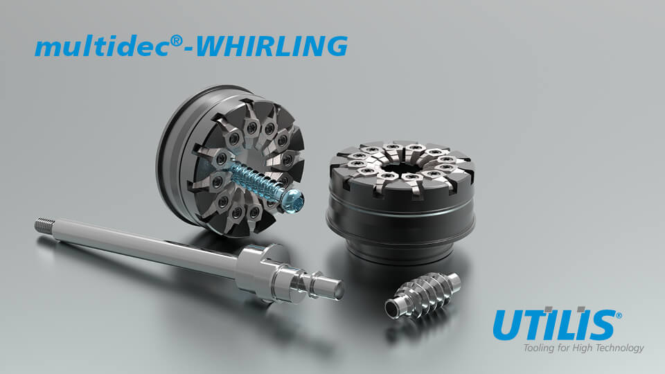 IndustrialEcho's tweet card. ระบบเครื่องมือ 12 คมตัดสำหรับงานเกลียว multidec®-WHIRLING ช่วยประหยัดเวลาได้สูงสุดถึง 70% เพราะสามารถขึ้นรูปเกลียวได้เสร็จสมบูรณ์ในรอบการกลึงเดียว ต่างจากการกลึงเกลียวด้วยหนึ่งคมตัด แม้แต่วัสดุที่ม...