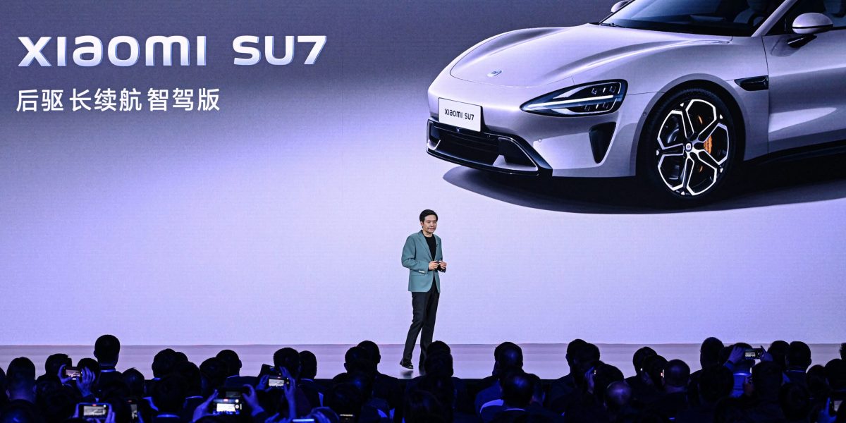 saswatab's tweet card. "Many people ask me who the Xiaomi SU7 is built for. My answer is, isn't it time for Tesla Model 3 users to upgrade?"