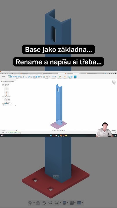 samotar_vlk's tweet card. Fusion 360 - Jak změnit název komponenty a aktualizovat referenci na...