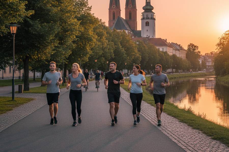 Novinykraje_cz's tweet card. HRADEC KRÁLOVÉ – První říjnová neděle v Hradci Králové se nesla ve znamení pohybu, solidarity a naděje. Už šestý ročník charitativního Kingspan běhu proti rakovině [...]