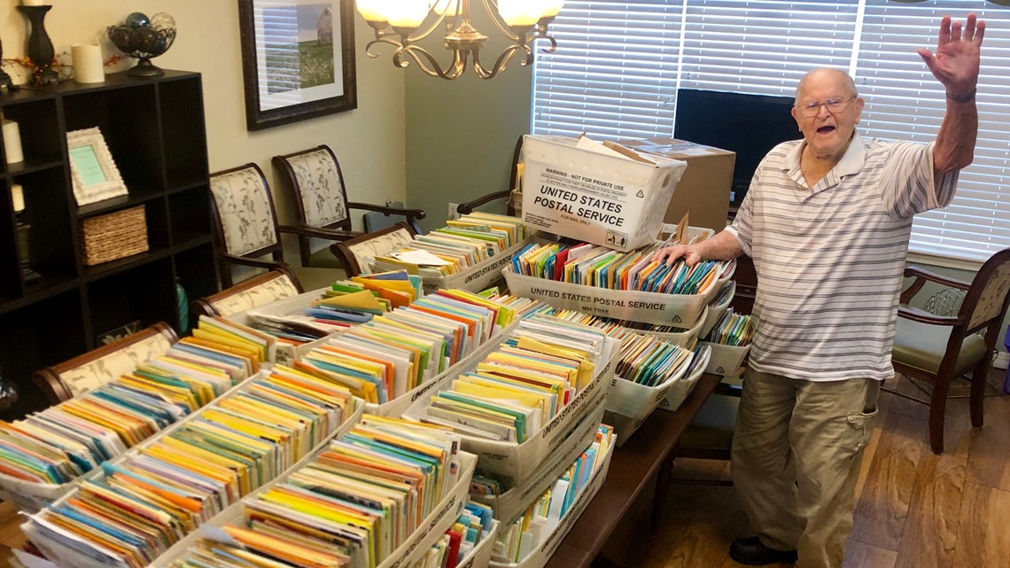 13wmaznews's tweet card. “To go to a store in town and pick out a card and send it to me, that’s almost more than I can handle I’ll tell ya,” South said.