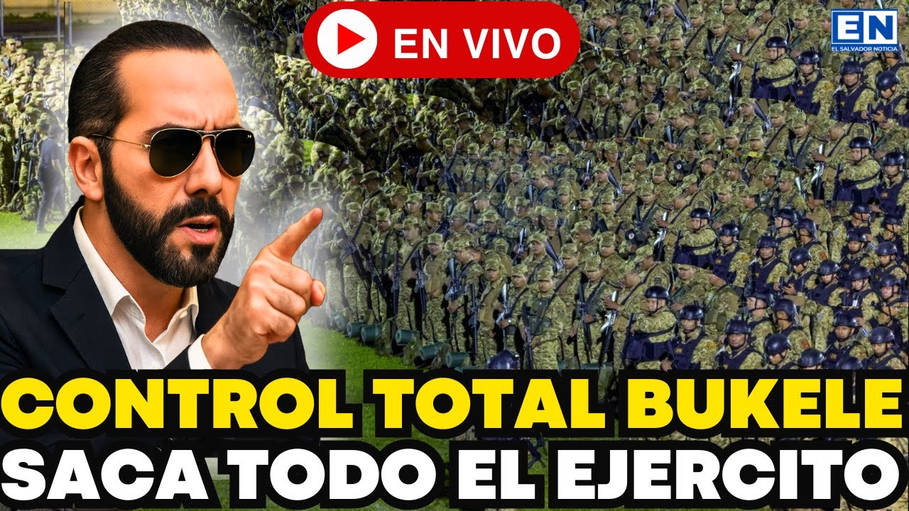 MujerEspa's tweet card. CONTROL TOTAL BUKELE SACA EL EJERCITO