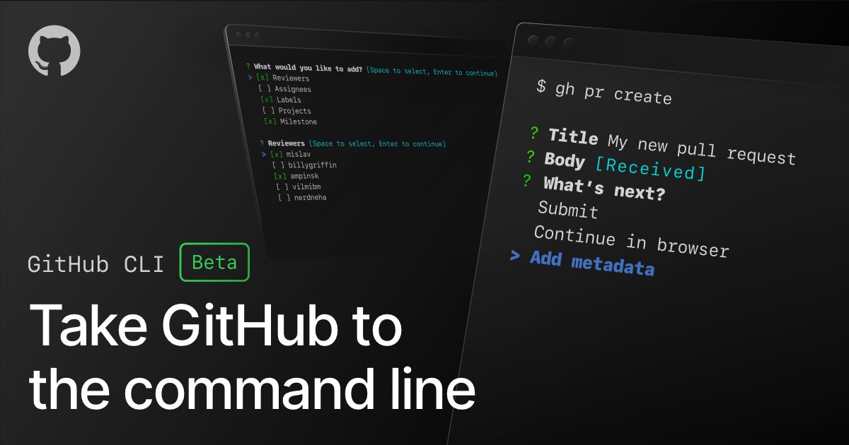 github's tweet card. GitHub CLI now allows you to close, reopen, and add metadata to issues and pull requests.