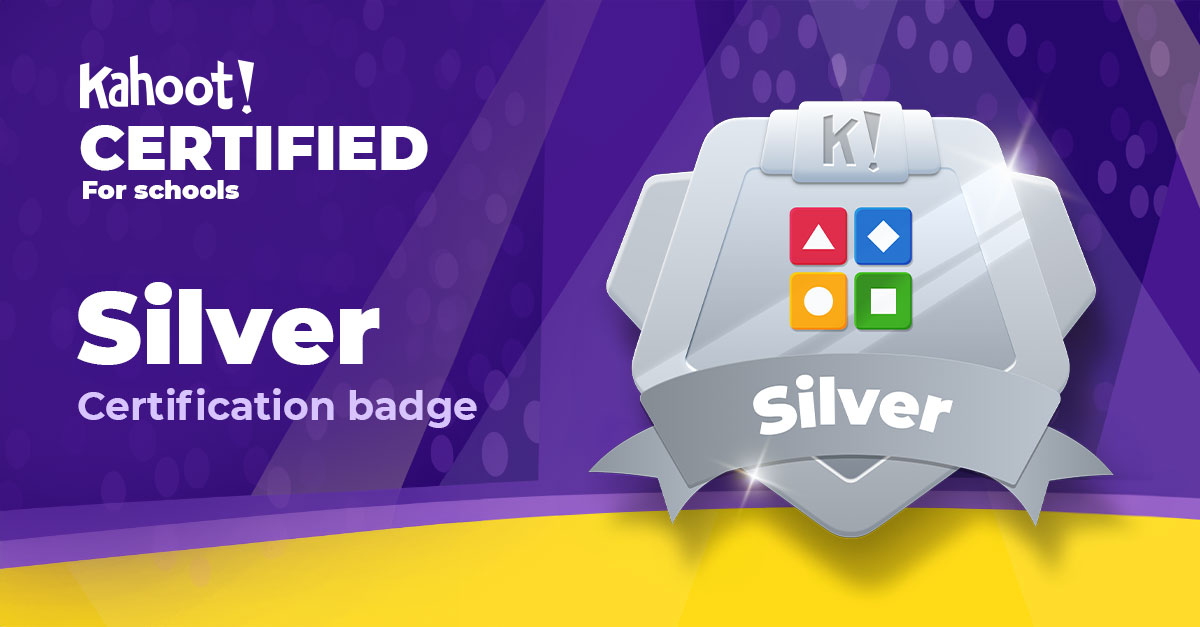 JenniferMarti26's tweet card. Silver Kahoot! Certified