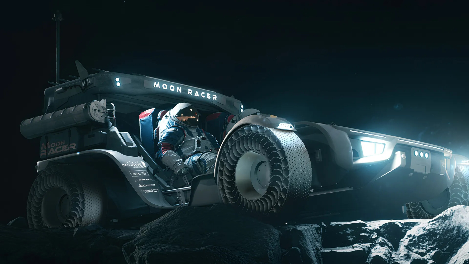 TheSunTech's tweet card. FORGET the latest tarmac-tearing Lambo or racy EV – space cars are on the horizon, and we’re already seeing what they’ll look like. As the prospect of a real Moon colony nears and space…