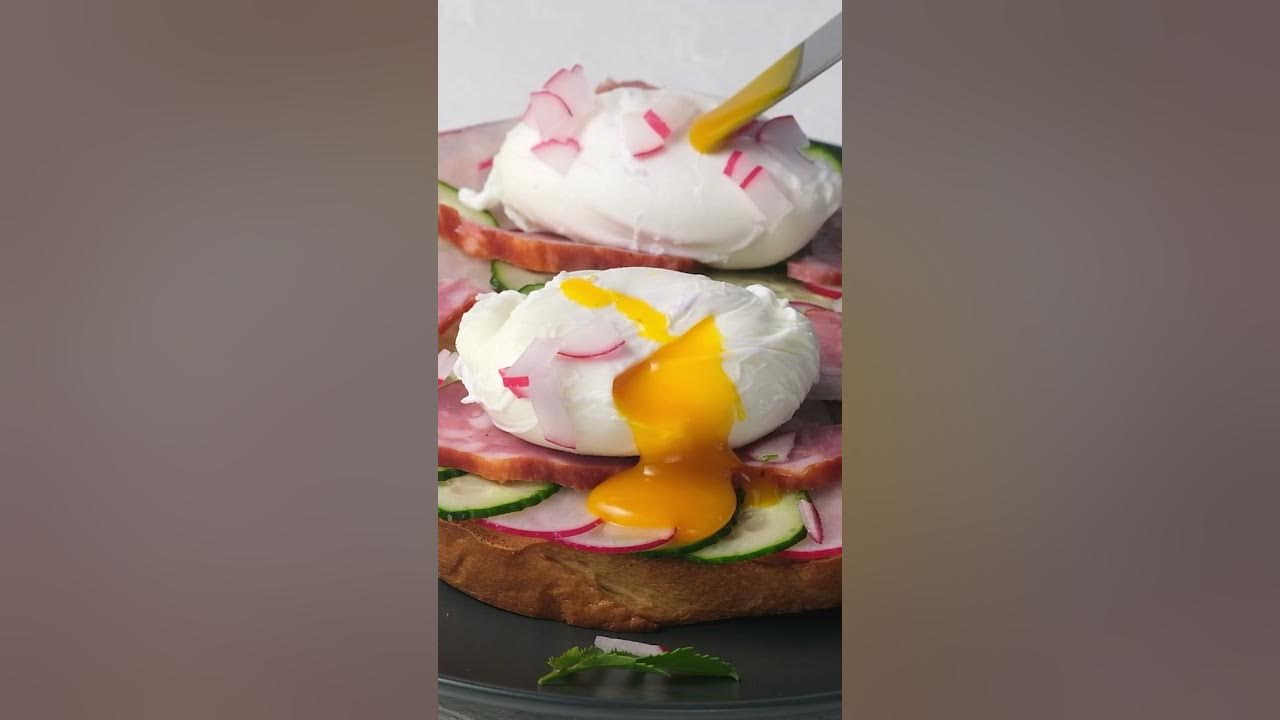 CookingInDining's tweet card. Poached Egg (History Of The Dish) Vertical Short