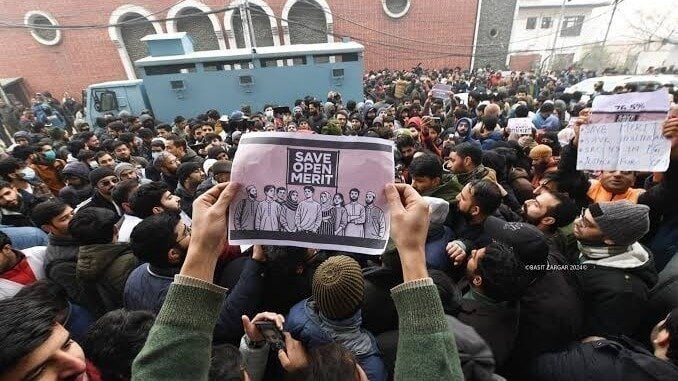 OMSA_JK's tweet card. Challenge the Unfair Reservation Policy in J&K