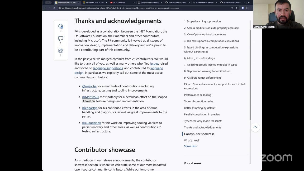 scitesy's tweet card. F# 10