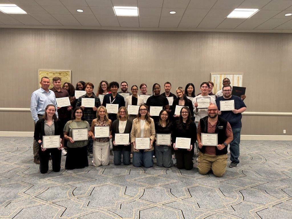 OregonTech's tweet card. Oregon Tech Nuclear Medicine and Molecular Imaging Technology students Will Duarte and Cody Mueller recently attended the Society of Nuclear Medicine and Molecular Imaging Technologist Section...