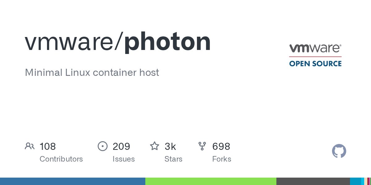 vmwarephoton's tweet card. Minimal Linux container host. Contribute to vmware/photon development by creating an account on GitHub.
