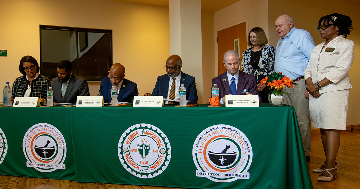 LRobinsonFAMU's tweet card. FAMU and NWFSC signed a 2+4 Articulation Agreement, allowing NWFSC students to seamlessly transition into FAMU's PharmD program at the Durell Peaden Jr. Rural Pharmacy Education Campus, addressing...