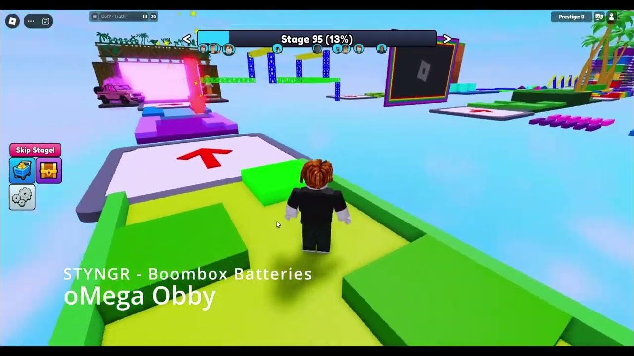 styngrofficial's tweet card. oMega Obby featuring STYNGRs Boombox